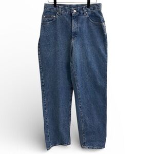 VINTAGE 90’s Y2K LEE RIVETED COTTON JEANS FULL LENGTH JEANS SIZE 30/10 HIGH RISE